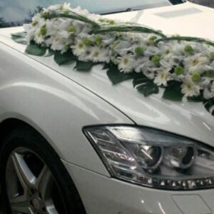 Auto bloemen decoratie